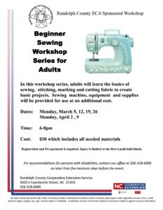 sewing flier