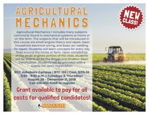 Ag mechanics flier