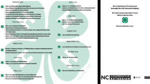 4-H calendar