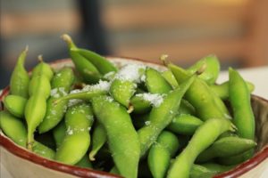 Bowl of edamame