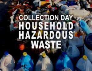 Assortment of hazardous waste
