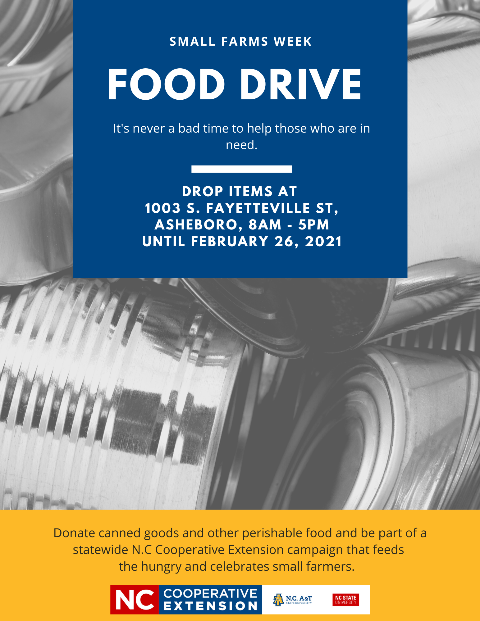 food drive information