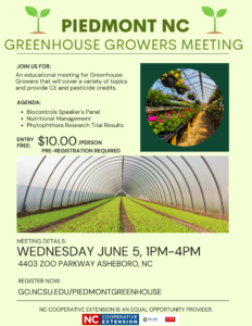 Cover photo for 2024 Piedmont Greenhouse Growers Meeting