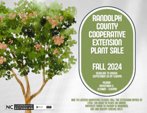 Cover photo for Randolph County Fall 2024 Plant Sale